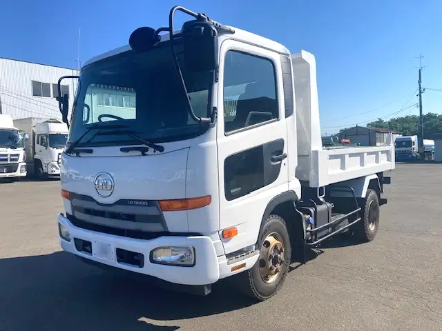 【キャビン  ボデー塗装済】車検=R8年7月迄  H26年 UDコンドル  4tダンプ  6MT  走行8.99万km  オートAC  手動コボレーン  新明和ボデーの画像1