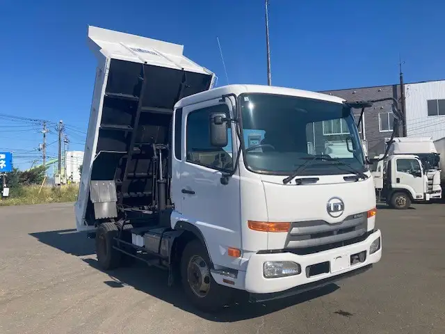 【キャビン  ボデー塗装済】車検=R8年7月迄  H26年 UDコンドル  4tダンプ  6MT  走行8.99万km  オートAC  手動コボレーン  新明和ボデーの画像18