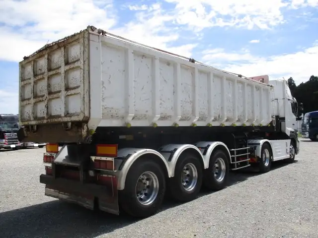 車検付(R8.3)令和2年 日野トラクタ+ダンプトレーラーセット PTO付 450馬力 AT 距離25万㎞位 の画像5