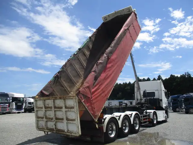 車検付(R8.3)令和2年 日野トラクタ+ダンプトレーラーセット PTO付 450馬力 AT 距離25万㎞位 の画像44