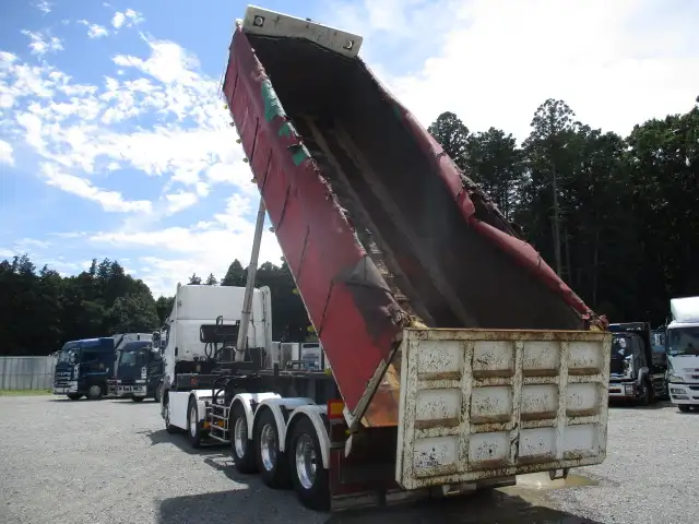 車検付(R8.3)令和2年 日野トラクタ+ダンプトレーラーセット PTO付 450馬力 AT 距離25万㎞位 の画像45