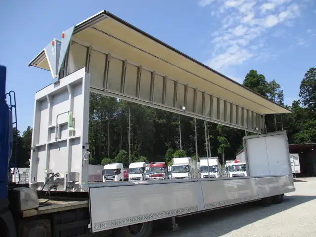 予備検切れ 未使用車 令和7年 トレクス 13Mウィングトレーラー 2軸 リフトアクスル 積載21,300㎏ 第五輪10,190㎏以上の画像44