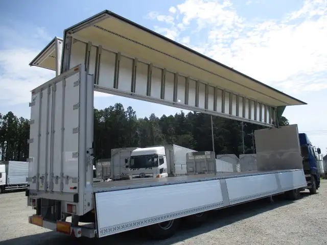 予備検切れ 未使用車 令和7年 トレクス 13Mウィングトレーラー 2軸 リフトアクスル 積載21,300㎏ 第五輪10,190㎏以上の画像46