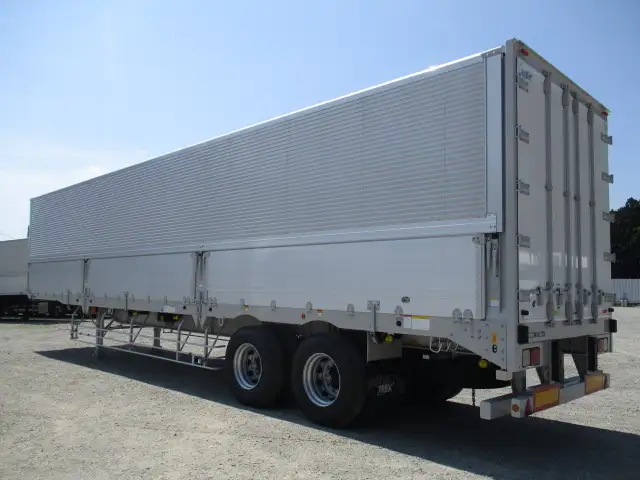 予備検切れ 未使用車 令和7年 トレクス 13Mウィングトレーラー 2軸 リフトアクスル 積載21,300㎏ 第五輪10,190㎏以上の画像7