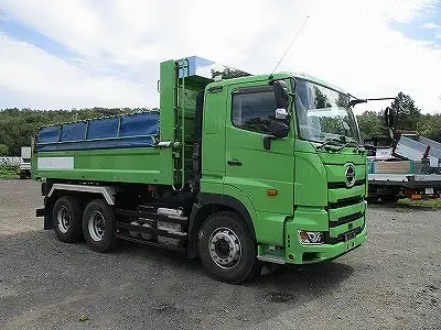 ☆車検切れナンバー付 令和2年 日野 大型ダンプ 510×220 小平産業製 全面排気 エアーチャンバー MT7速 積載:8,700㎏ 距離:24万㎞の画像3