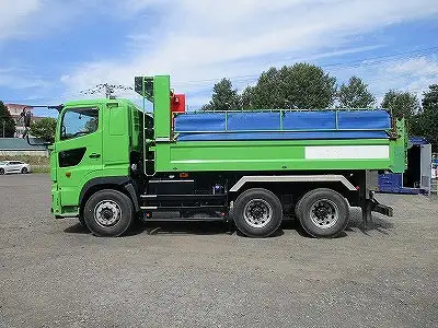 ☆車検切れナンバー付 令和2年 日野 大型ダンプ 510×220 小平産業製 全面排気 エアーチャンバー MT7速 積載:8,700㎏ 距離:24万㎞の画像8
