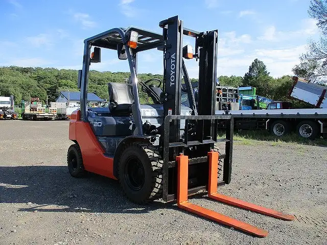 トヨタ フォークリフト  2t 02-8FGL20 ガソリン アワー486.7hの画像3