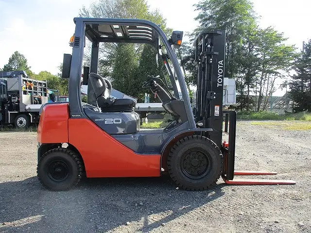 トヨタ フォークリフト  2t 02-8FGL20 ガソリン アワー486.7hの画像4