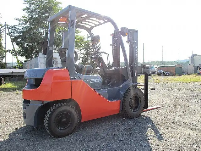 トヨタ フォークリフト  2t 02-8FGL20 ガソリン アワー486.7hの画像5