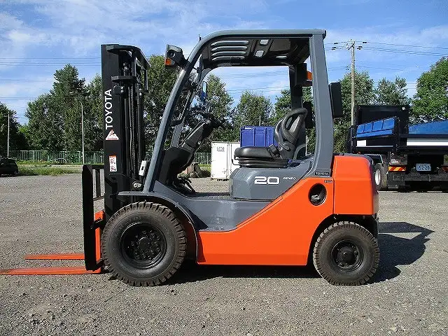 トヨタ フォークリフト  2t 02-8FGL20 ガソリン アワー486.7hの画像8