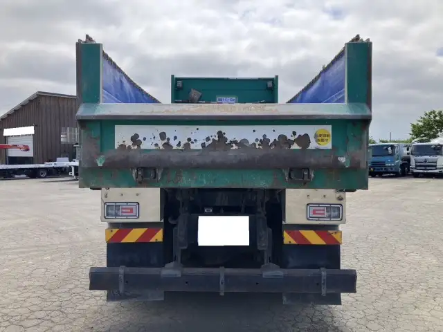 ☆車検付き(R8.1.8)☆　令和1年　日野　大型ダンプ　530×220　新明和製　排気入り　エアチャンバー　自動シート　差し枠付き　MT　積載：8,600㎏　距離：23万㎞の画像6