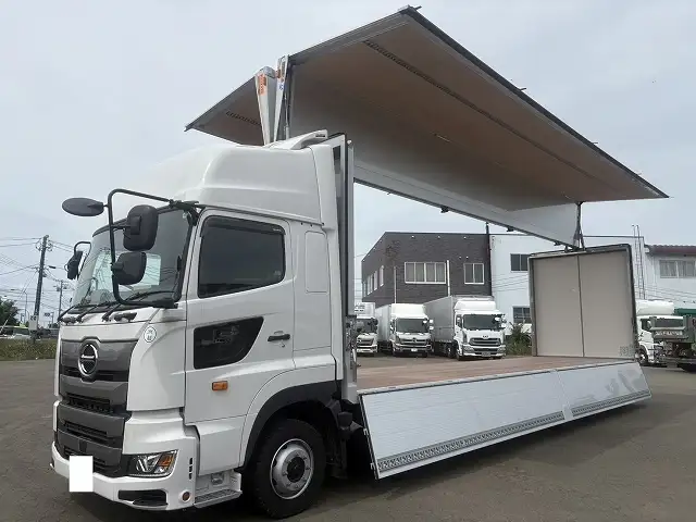 令和7年 日野 4軸低床ウィング 格納PG ATの画像34