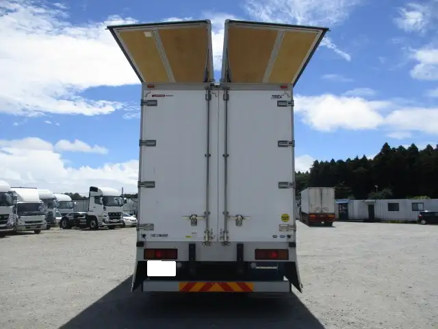 ★車検付R7.12.26迄★ 令和5年 三菱 3軸高床アルミウイング AT ハイルーフ メッキ アルミホイール 床鉄板 最大積載量;13,900kgの画像14