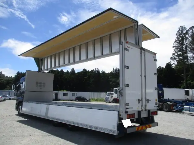 ★車検付R7.12.26迄★ 令和5年 三菱 3軸高床アルミウイング AT ハイルーフ メッキ アルミホイール 床鉄板 最大積載量;13,900kgの画像15