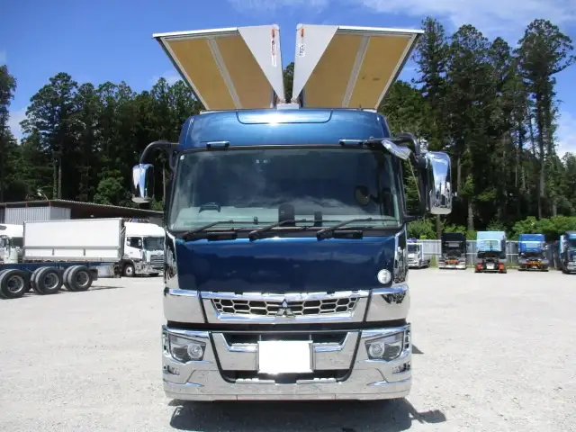 ★車検付R7.12.26迄★ 令和5年 三菱 3軸高床アルミウイング AT ハイルーフ メッキ アルミホイール 床鉄板 最大積載量;13,900kgの画像10