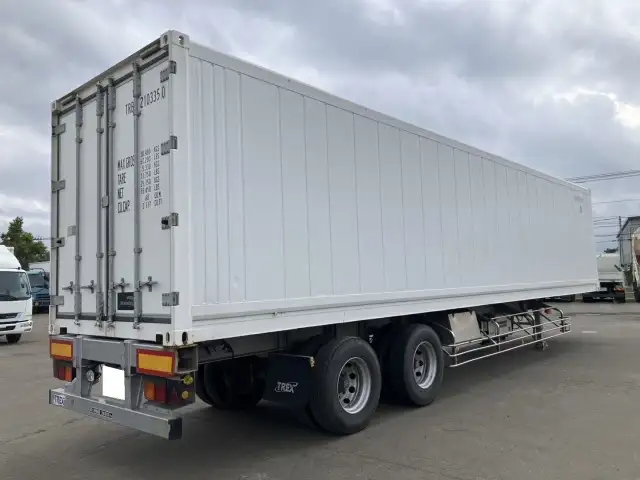 ☆車検付き(R8.8.28)☆ 令和3年 40FT2軸冷凍コンテナシャシSET エアサス(リフトアクスル付) ユニット:MAGNUM PLUS 発電機:サーモキング(SG-3000e) ジョロダー4列 キーストン 積載:24,000㎏ 第五輪8,900㎏以上の画像5