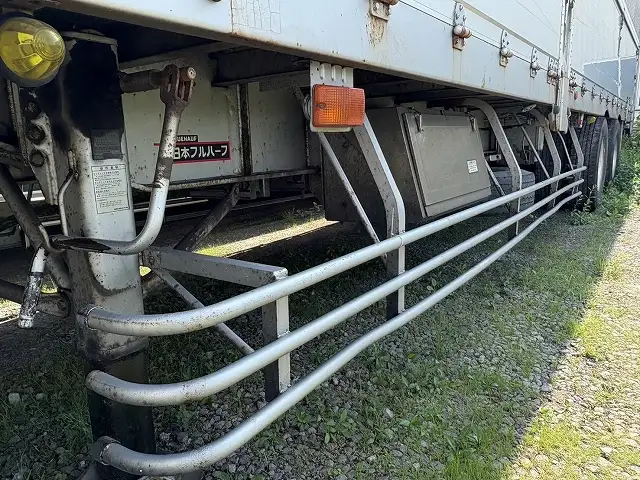 ナンバー付き 平成15年 フルハーフ 13m2軸ウィングトレーラー(テーパー型) リフトアクスル 積載:18,900㎏ 第五輪荷重:9,400㎏以上 エアジョロダー付きの画像2