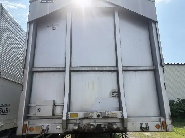 ナンバー付き 平成15年 フルハーフ 13m2軸ウィングトレーラー(テーパー型) リフトアクスル 積載:18,900㎏ 第五輪荷重:9,400㎏以上 エアジョロダー付きの画像26