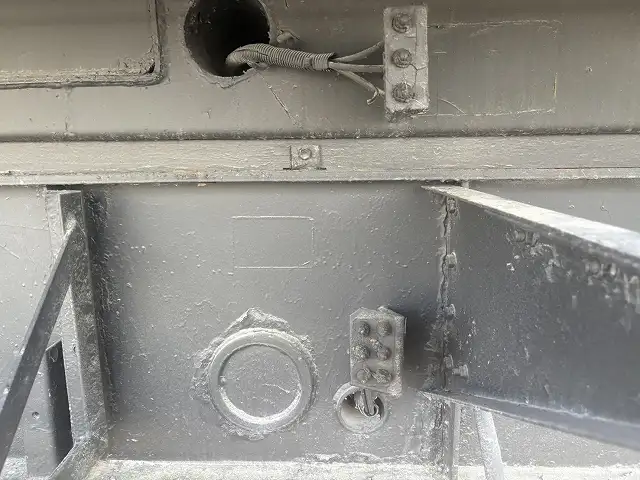 【車検=R8年9月迄】H13年フルハーフ  2軸ダンプトレーラー  ステンレス張  内寸＝830x220x63の画像23