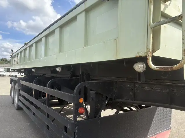 【車検=R8年9月迄】H13年フルハーフ  2軸ダンプトレーラー  ステンレス張  内寸＝830x220x63の画像24