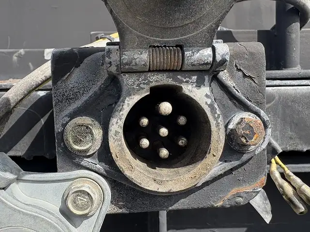 【車検=R8年9月迄】H13年フルハーフ  2軸ダンプトレーラー  ステンレス張  内寸＝830x220x63の画像27