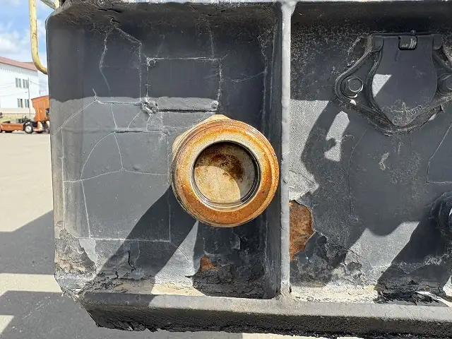 【車検=R8年9月迄】H13年フルハーフ  2軸ダンプトレーラー  ステンレス張  内寸＝830x220x63の画像31