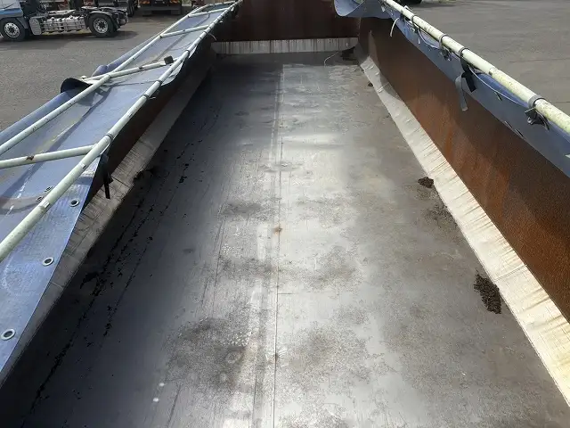 【車検=R8年9月迄】H13年フルハーフ  2軸ダンプトレーラー  ステンレス張  内寸＝830x220x63の画像38