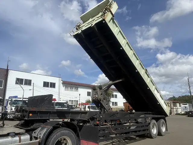 【車検=R8年9月迄】H13年フルハーフ  2軸ダンプトレーラー  ステンレス張  内寸＝830x220x63の画像40