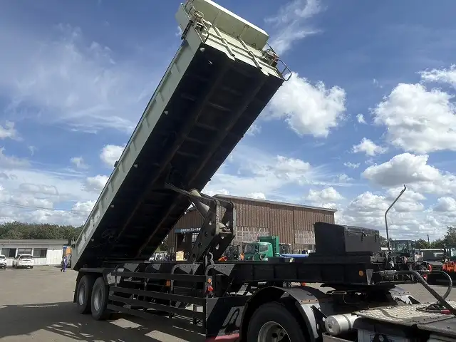 【車検=R8年9月迄】H13年フルハーフ  2軸ダンプトレーラー  ステンレス張  内寸＝830x220x63の画像41