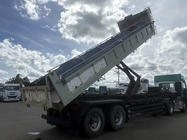 【車検=R8年9月迄】H13年フルハーフ  2軸ダンプトレーラー  ステンレス張  内寸＝830x220x63の画像42