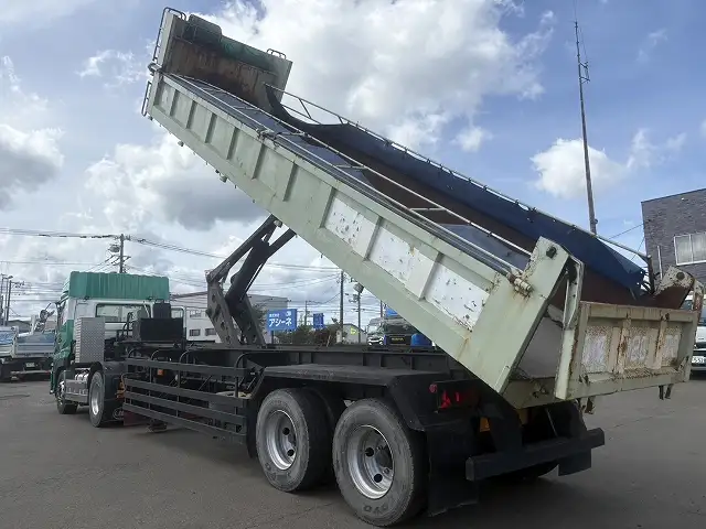 【車検=R8年9月迄】H13年フルハーフ  2軸ダンプトレーラー  ステンレス張  内寸＝830x220x63の画像43