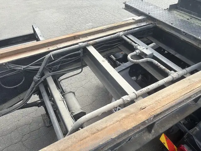 【車検=R8年9月迄】H13年フルハーフ  2軸ダンプトレーラー  ステンレス張  内寸＝830x220x63の画像44