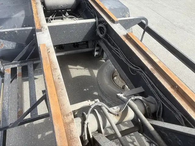 【車検=R8年9月迄】H13年フルハーフ  2軸ダンプトレーラー  ステンレス張  内寸＝830x220x63の画像47