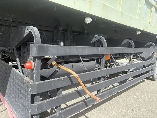 【車検=R8年9月迄】H13年フルハーフ  2軸ダンプトレーラー  ステンレス張  内寸＝830x220x63の画像9