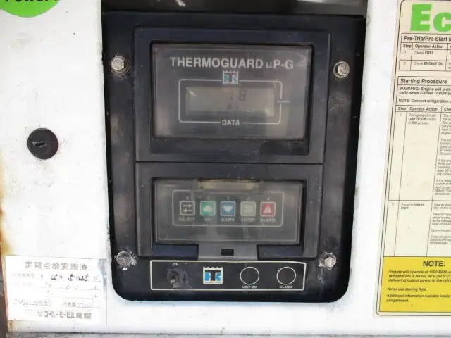 【関東保管】冷箱 新品未使用　令和7年　トレクス　40FT3軸冷凍コンテナシャシSET　ユニット：MAGNUM PLUS　発電機：SG3000（中古）　ジョロダー4列　キーストン　観音SD　リフトアクスル(後後軸残し)　積載：30,480㎏　第五輪：10,830㎏以上の画像37