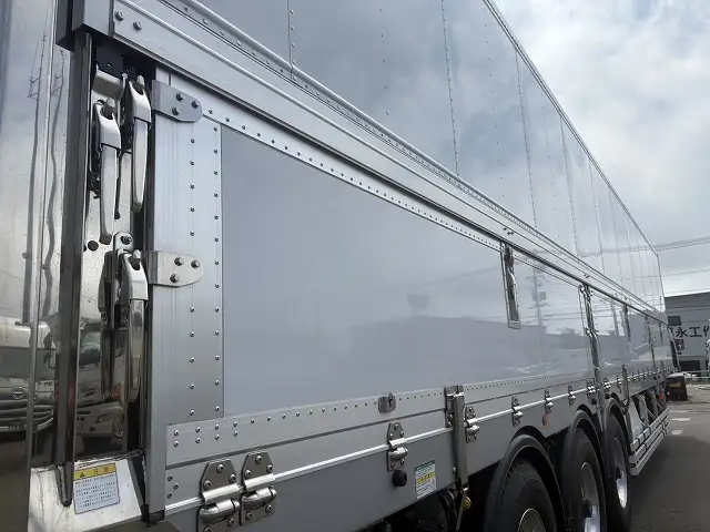 未使用車!車検付! 令和6年 トレクス 13m3軸冷凍ウィングトレーラー スーパーシングル エアサス(リフトアクスル中軸残し) 積載:24,300㎏の画像23