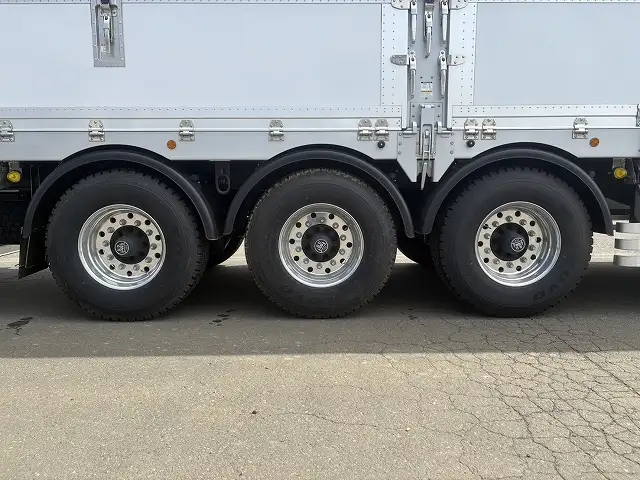 未使用車!車検付! 令和6年 トレクス 13m3軸冷凍ウィングトレーラー スーパーシングル エアサス(リフトアクスル中軸残し) 積載:24,300㎏の画像25