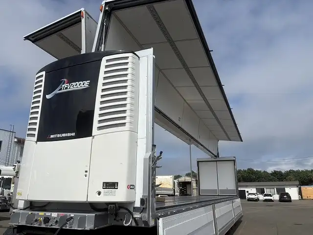 未使用車!車検付! 令和6年 トレクス 13m3軸冷凍ウィングトレーラー スーパーシングル エアサス(リフトアクスル中軸残し) 積載:24,300㎏の画像42