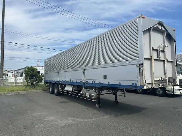 【愛知県豊橋市保管】平成26年 トレクス 13m2軸ウィングトレーラー 積載:20,200㎏ エアサス(リフトアクスル)第五輪荷重:9,430㎏以上の画像2