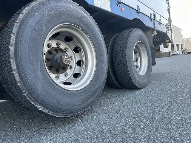 【愛知県豊橋市保管】平成26年 トレクス 13m2軸ウィングトレーラー 積載:20,200㎏ エアサス(リフトアクスル)第五輪荷重:9,430㎏以上の画像6