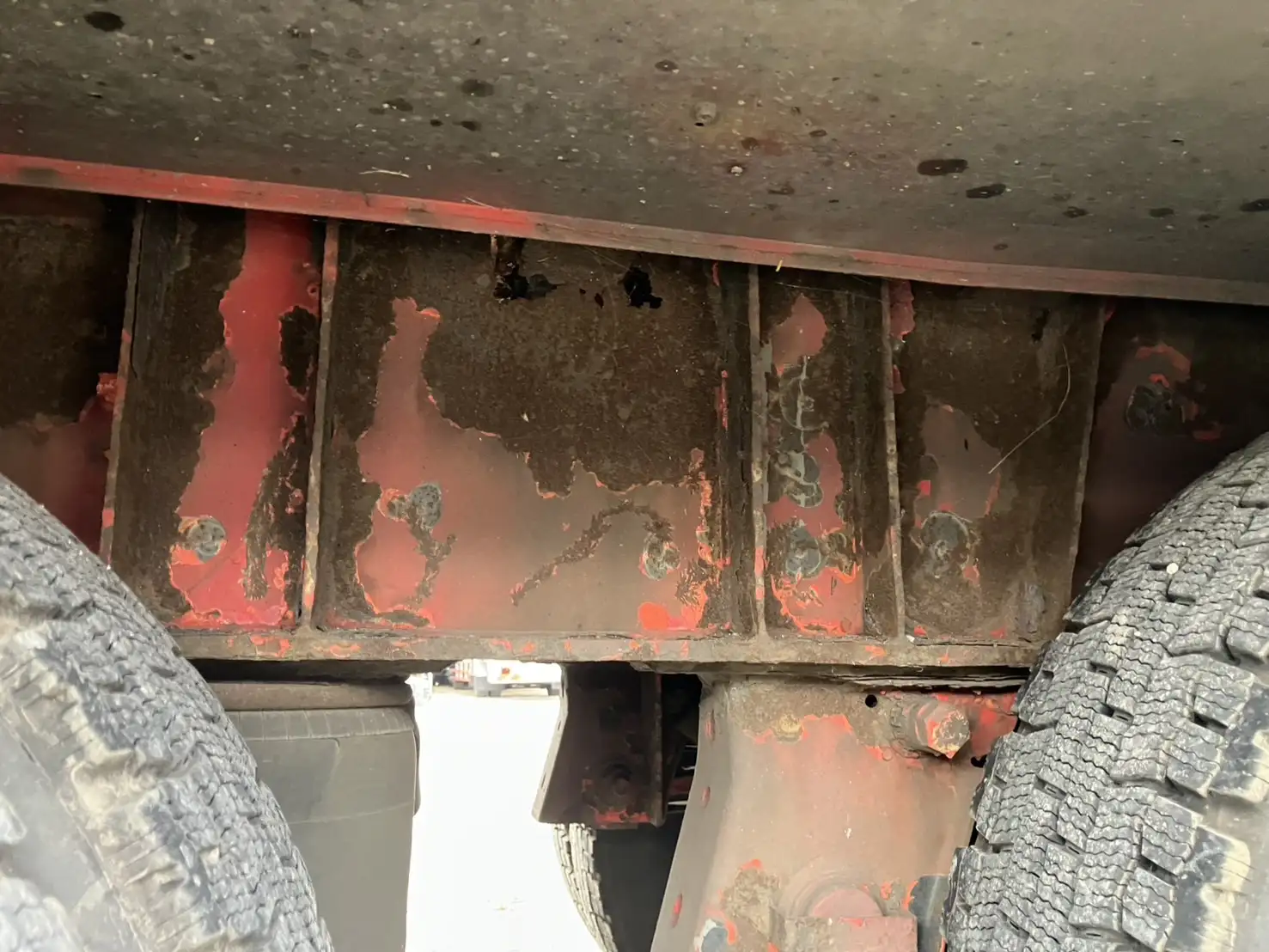 長期車検付（R8.7.24）平成21年　フルハーフ　13m2軸冷凍ウイングトレーラ　エアサス　積載：17,600kgの画像19