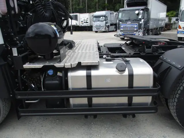 ★車検付R7.12.23迄★　未使用　令和6年 三菱ふそう　ダンプPTO付トラクターヘッド(ポンプ､タンク付)　極東　第五輪荷重11,500kg　　の画像19