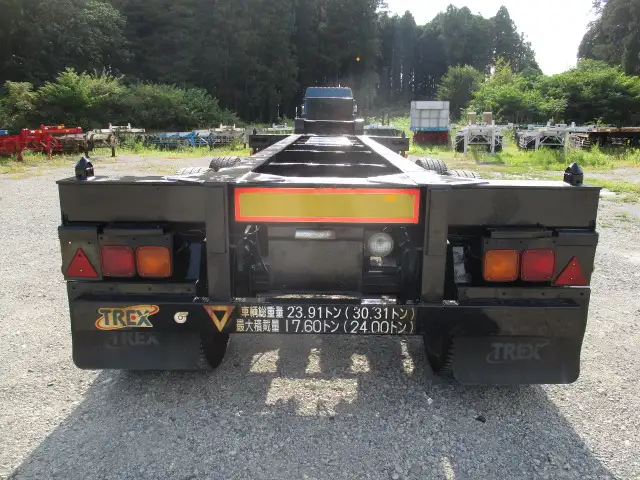 車検付(R8.10) 平成22年 トレクス 20Ftコンテナトレーラー 3軸リーフサス 積載:24,000㎏ 第五輪:5,990㎏以上の画像6