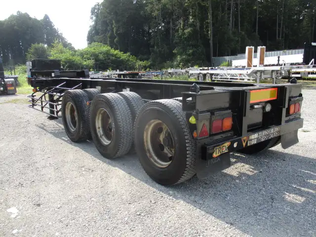 車検付(R8.10) 平成22年 トレクス 20Ftコンテナトレーラー 3軸リーフサス 積載:24,000㎏ 第五輪:5,990㎏以上の画像7