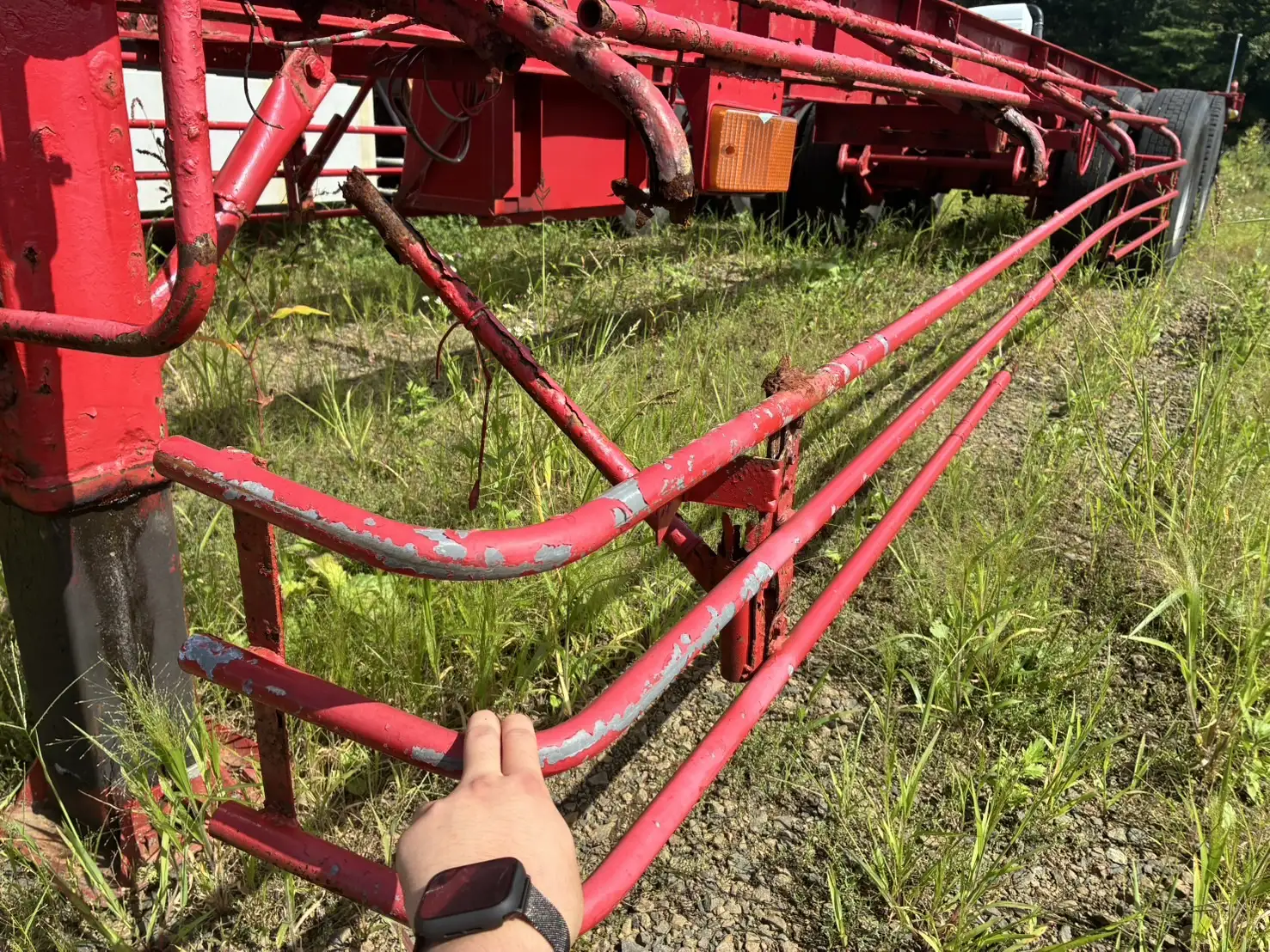 【詳細画像準備中】 平成14年 トレクス 40ftコンテナシャシ 2軸 リーフサスの画像5