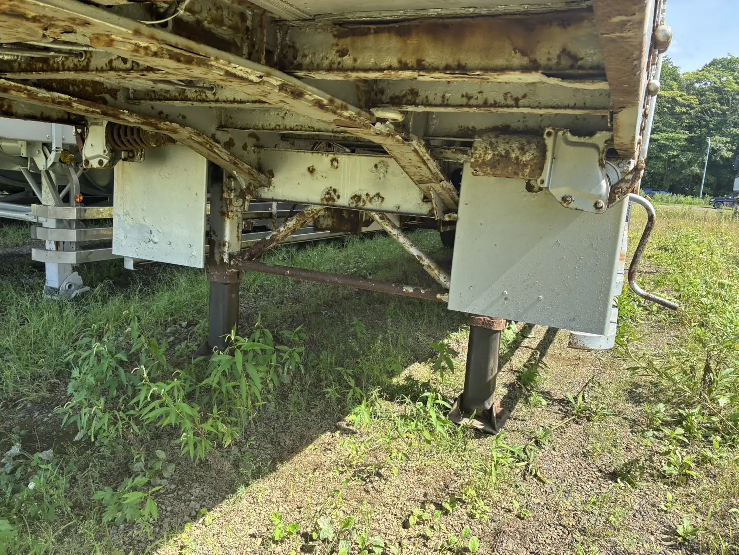 物置用 平成16年 フルハーフ 13m2軸ウィングトレーラー 積載:19,800㎏ の画像5