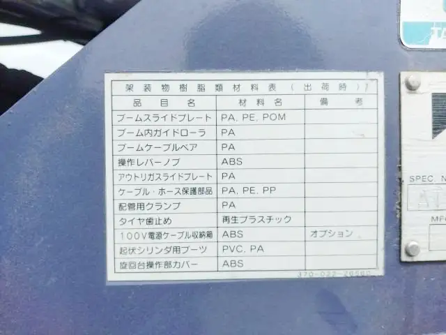 【千葉県柏市保管】平成19年 レンジャー 高所作業車 タダノ 地上高27m 全旋回 鉄バケット3,932h   の画像28