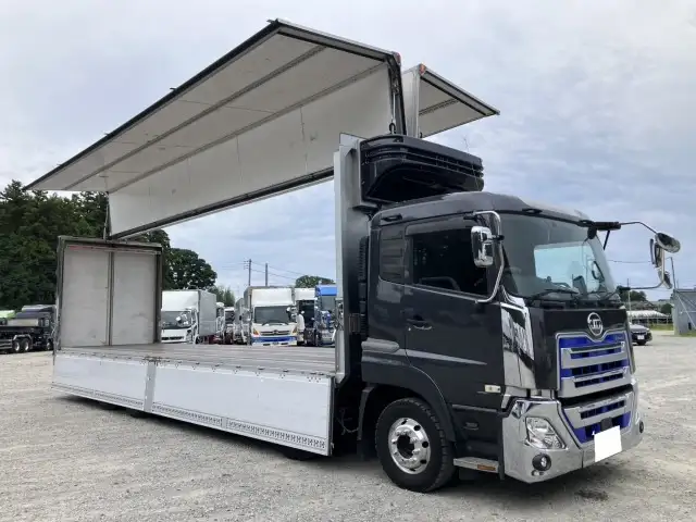 平成30年 UDトラックス 4軸冷凍ウィング 積載:12,800㎏ AT 床:木の画像11