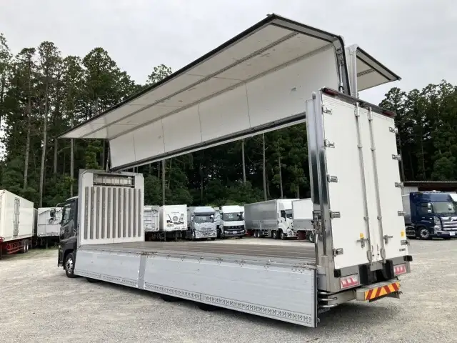 平成30年 UDトラックス 4軸冷凍ウィング 積載:12,800㎏ AT 床:木の画像13