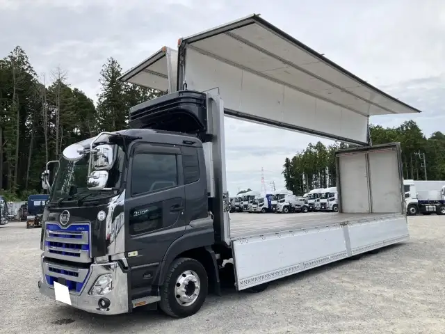 平成30年 UDトラックス 4軸冷凍ウィング 積載:12,800㎏ AT 床:木の画像10